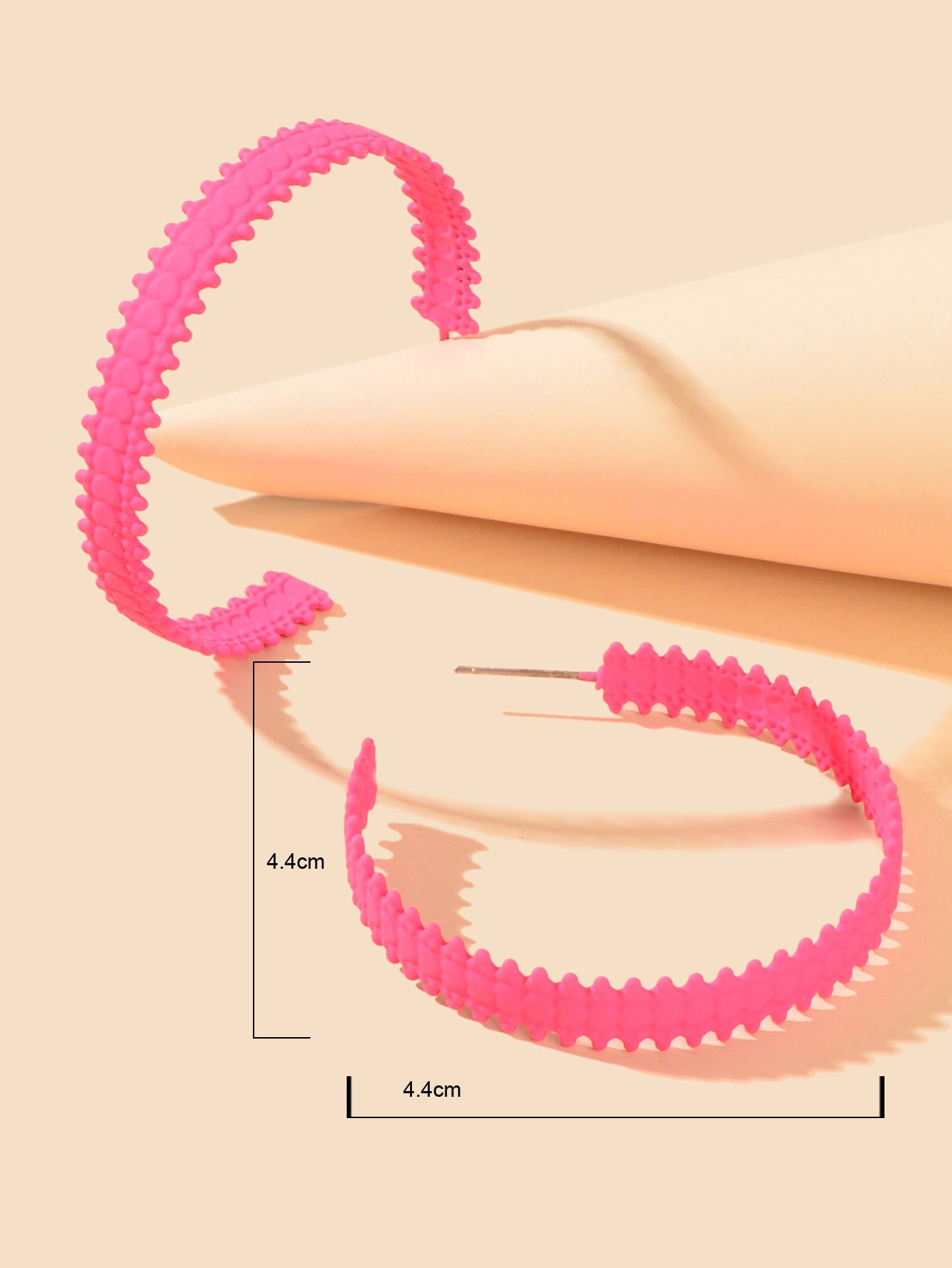 Candy Color Classic Retro 80's Circle Open Hoop Circle Earrings Costume Party