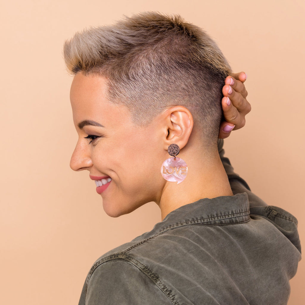 Sassy Acrylic Earrings - Blah Blah