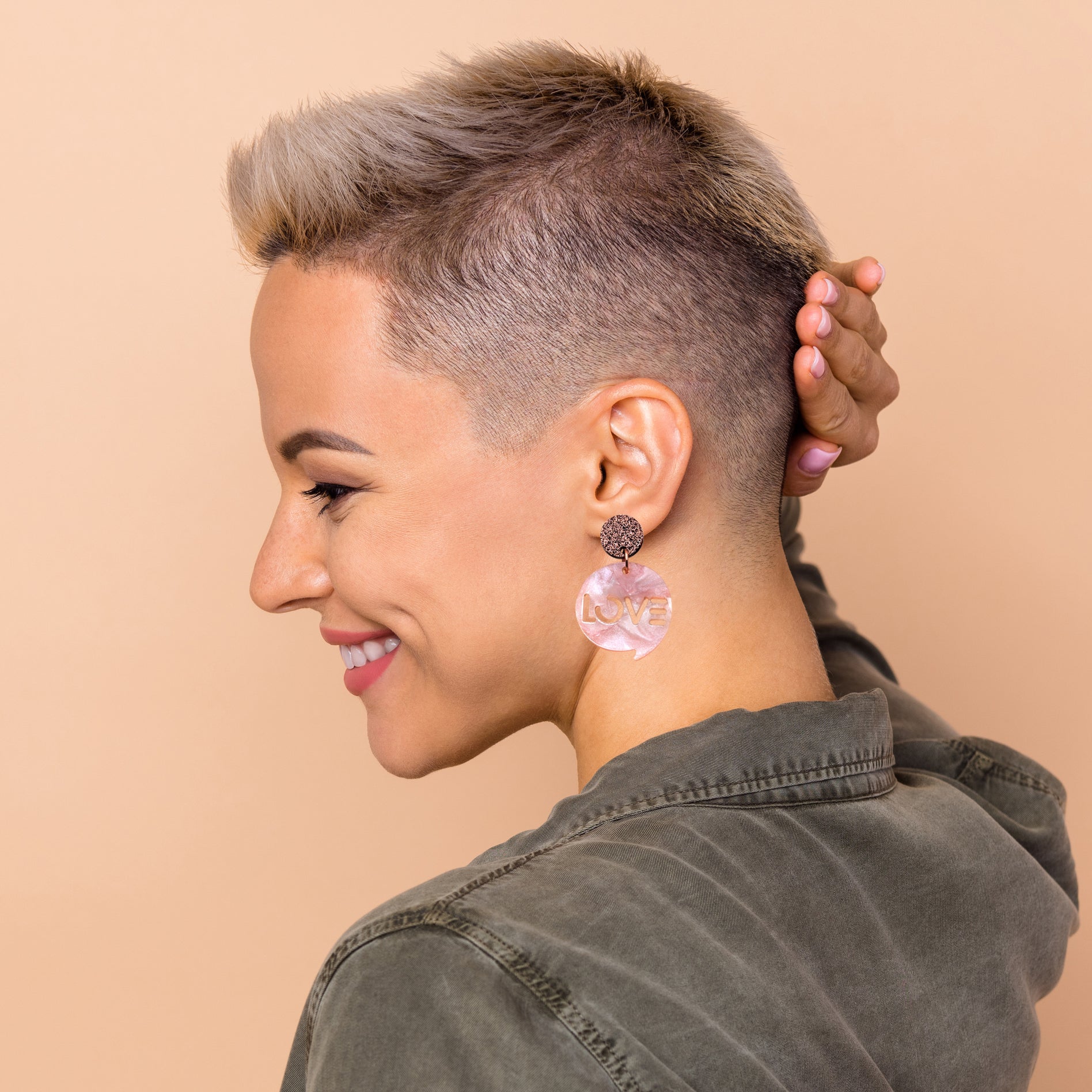 Sweary Acrylic Earrings - BULL SHIT