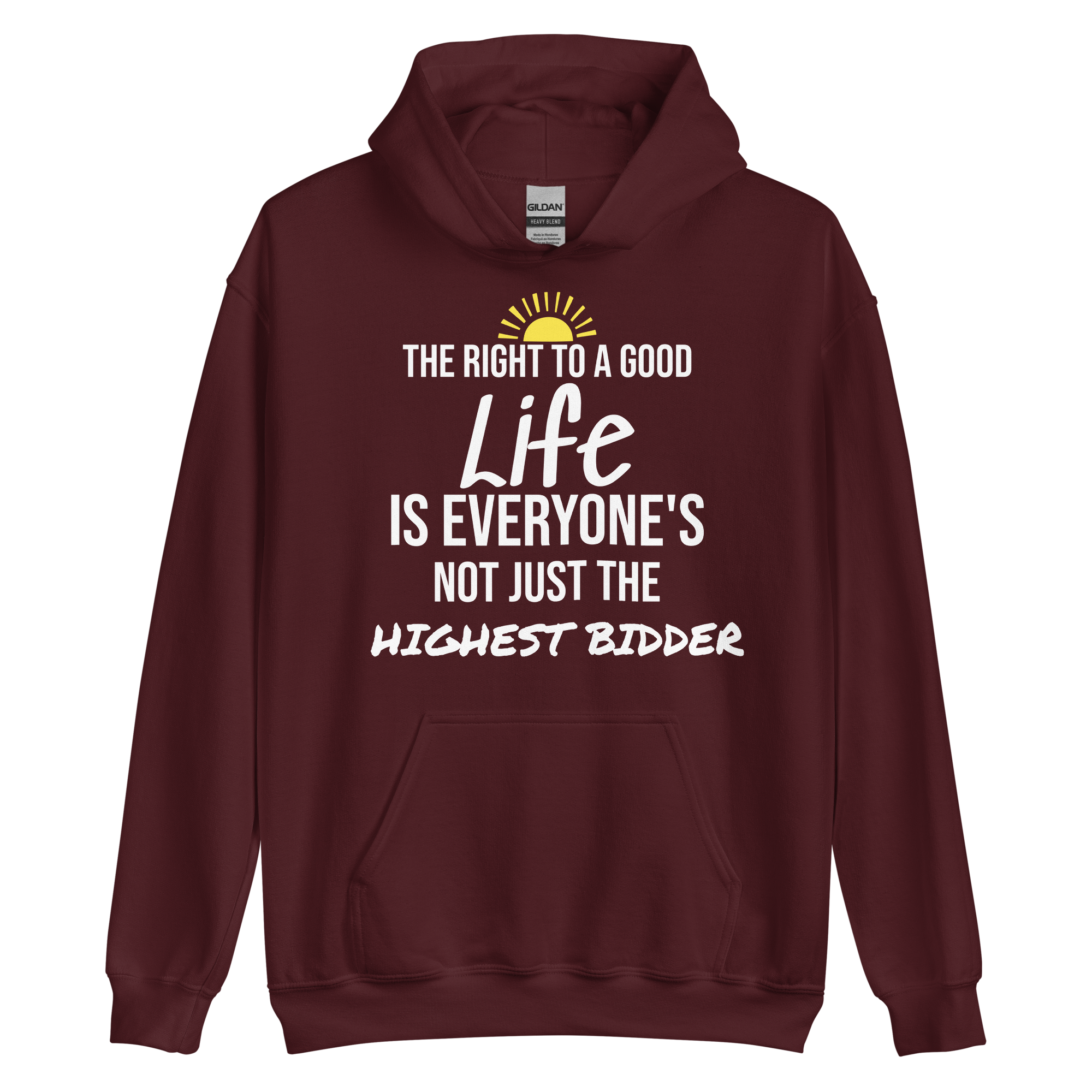 Labor Day Hoodie: Life Is Everyone's