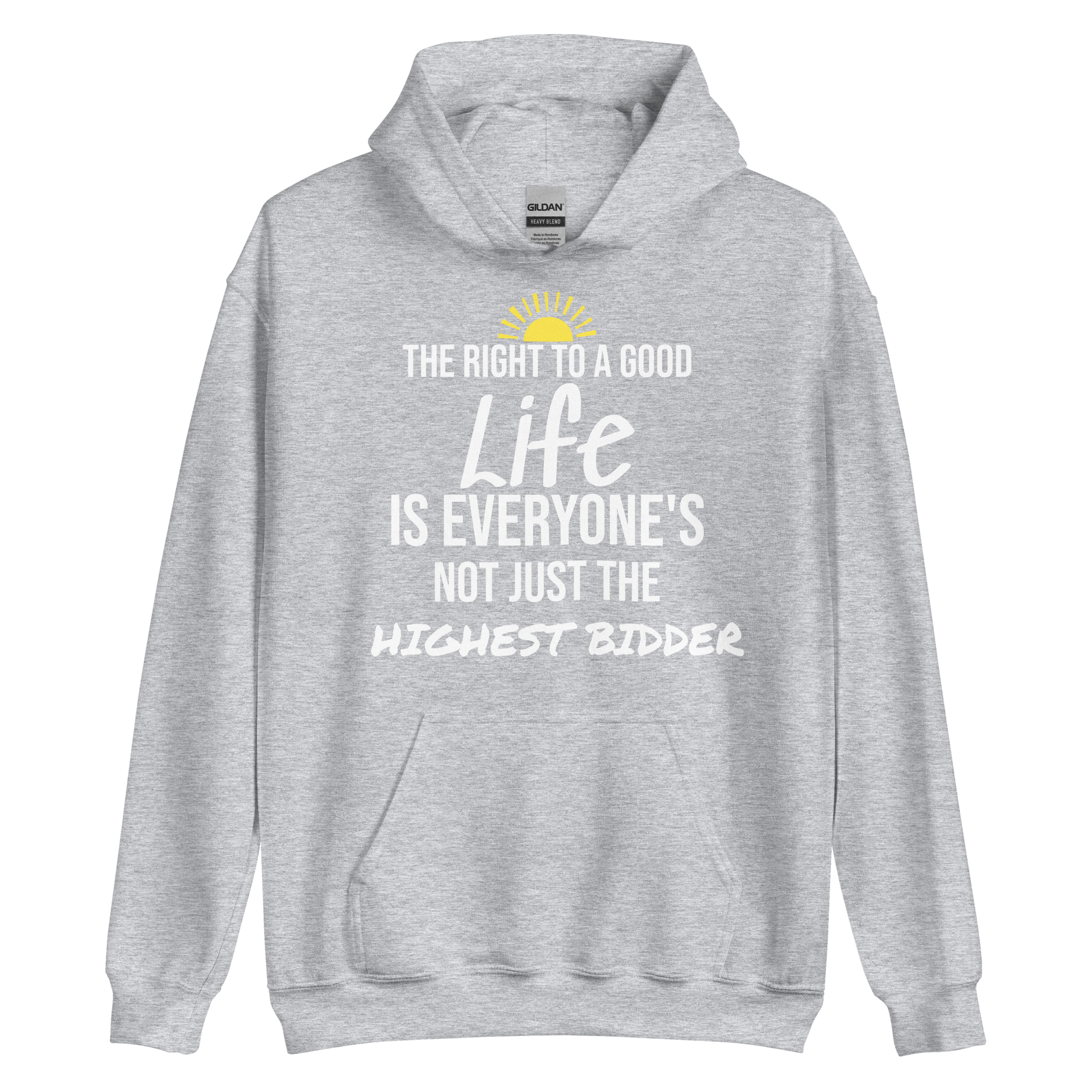 Labor Day Hoodie: Life Is Everyone's